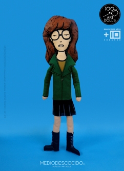 An art doll of Daria Morgendorffer created by MEDIODESCOCIDO. 